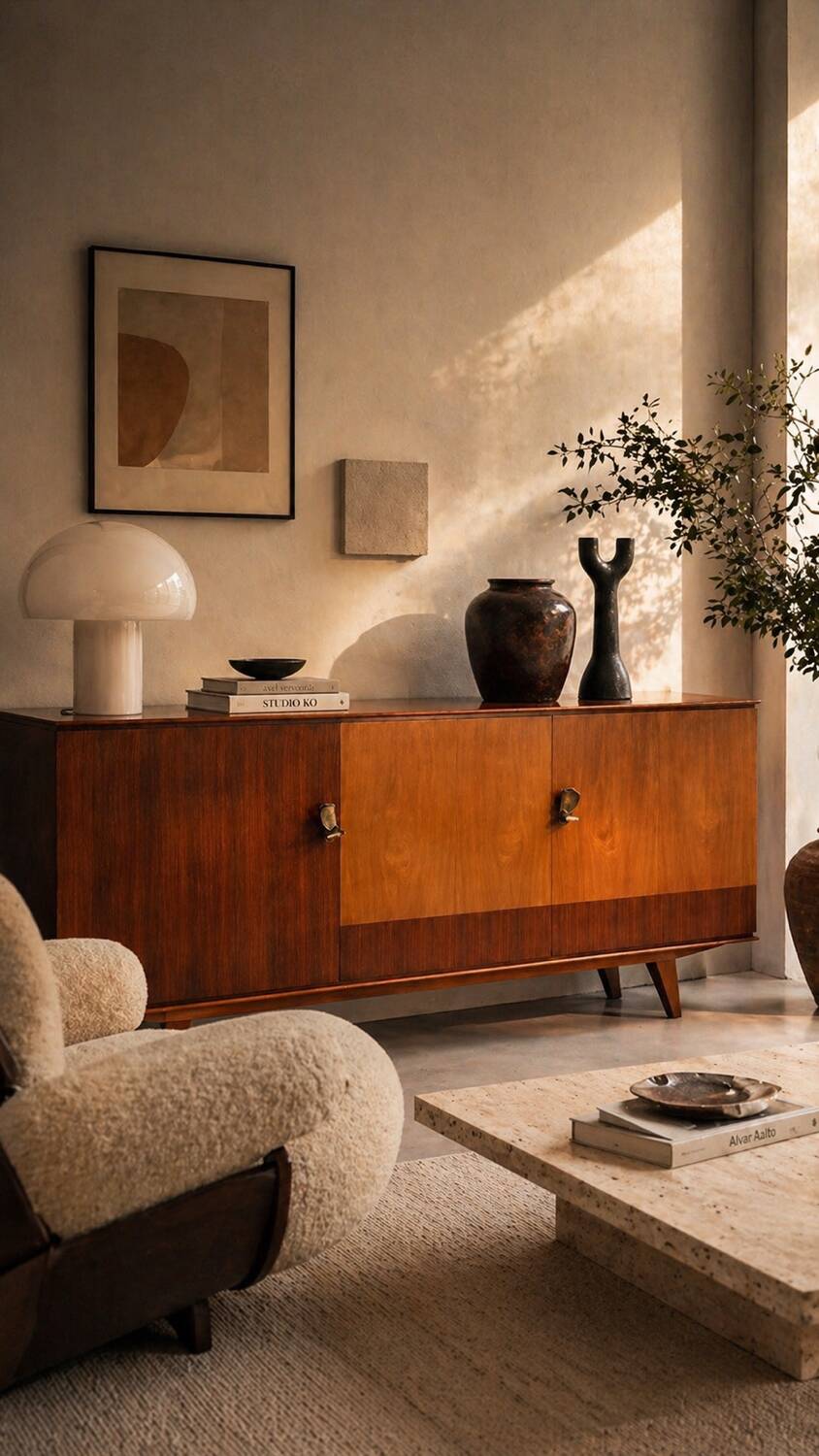 Sideboard J. Perrenoud rosewood 1950