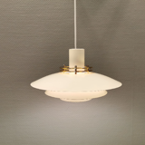 Danish design hanging lamp, from the 80s, produced by Top-Lamper