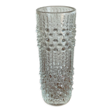 Moulded glass vase