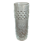 Moulded glass vase