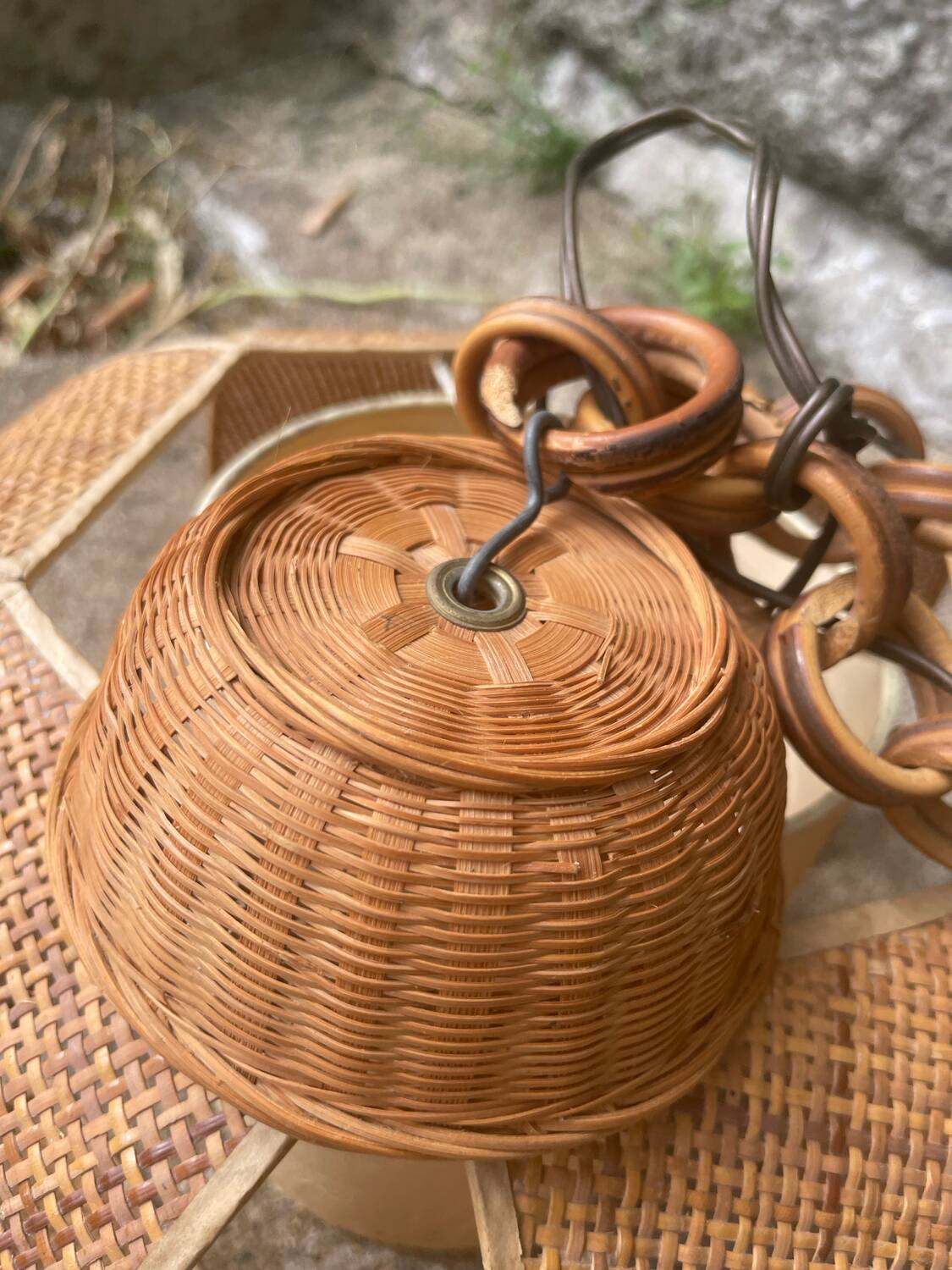 Rattan and cane suspension 70´