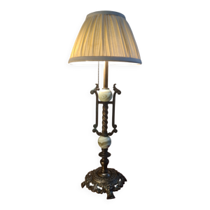 Grande lampe bronze 1940