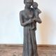 Sculpture representing a woman holding a child - original terracotta