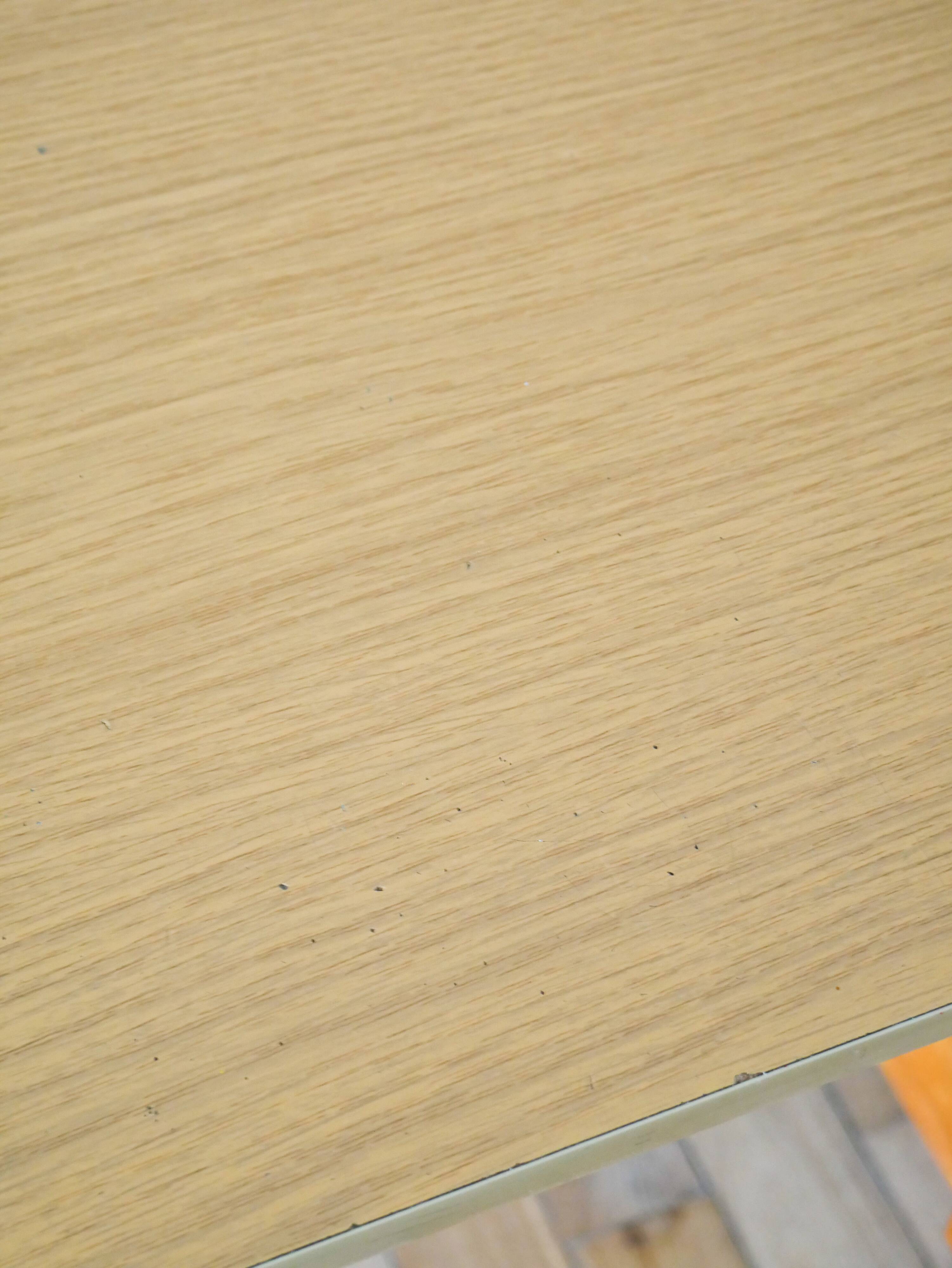 Formica, beech and black metal desk, Modernist Design, 1960