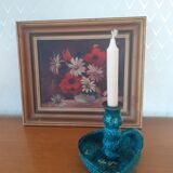 Table bouquet of poppies, cornflowers and daisies