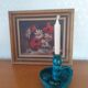 Tableau bouquet de coquelicots bleuets et marguerites