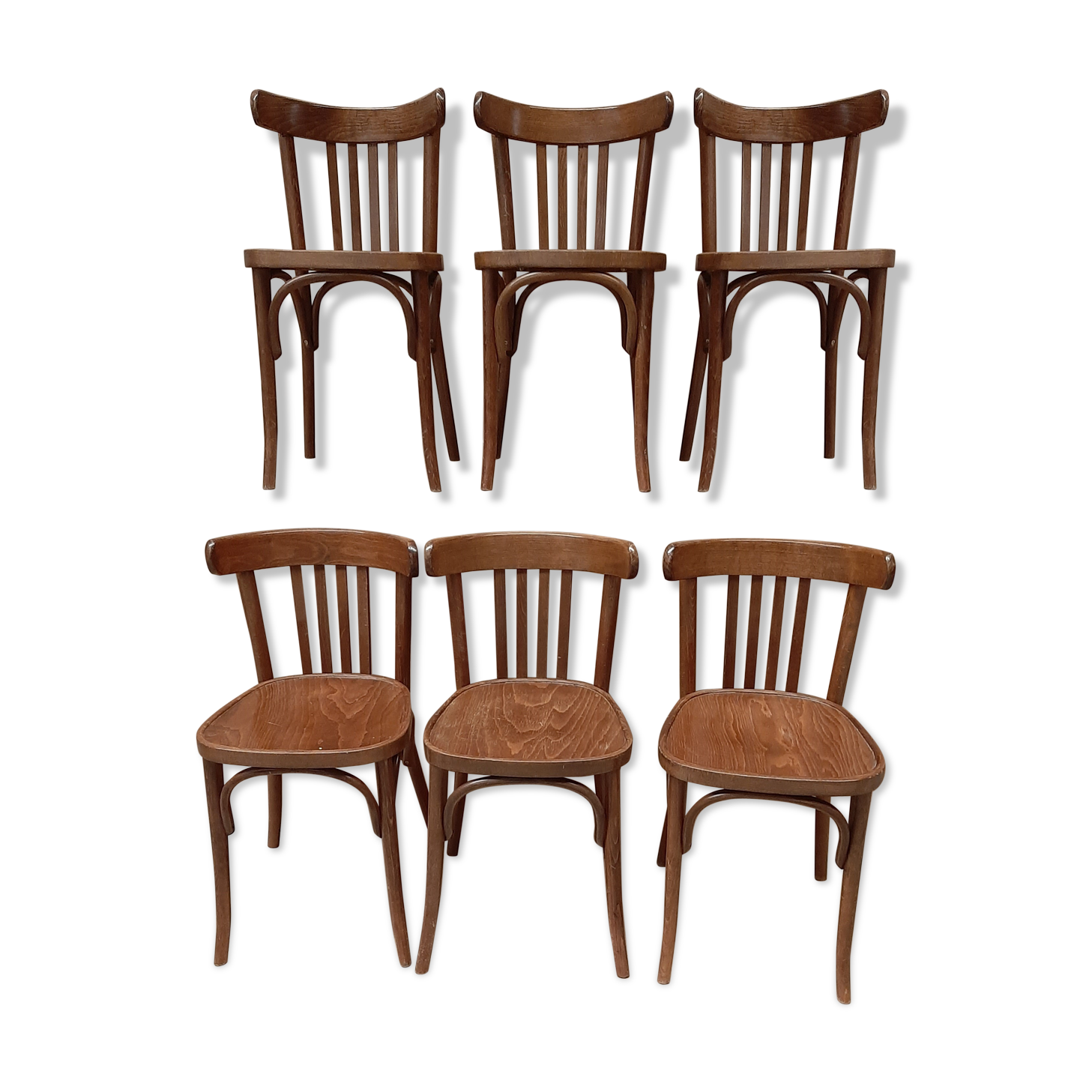 Set of 6 bistro chairs