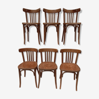 Lot 6 chaises bistrot