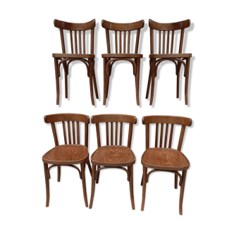 Lot 6 chaises bistrot