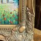 Painting on isorel, wooden frame