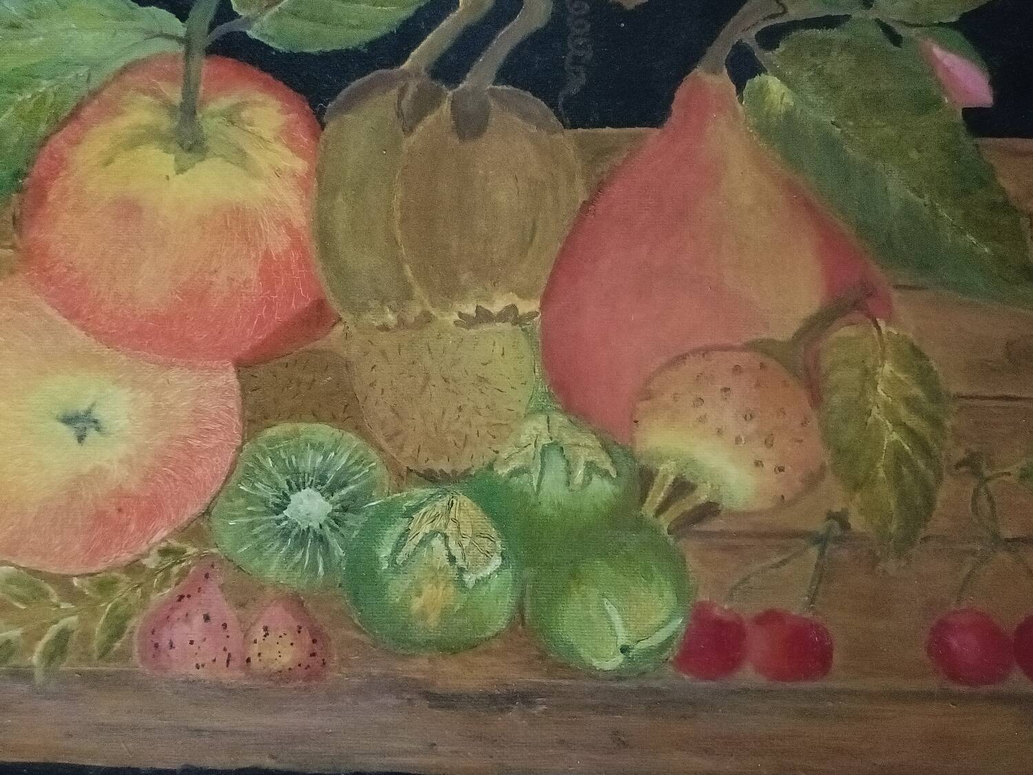 Still life, oil on canvas, signed
