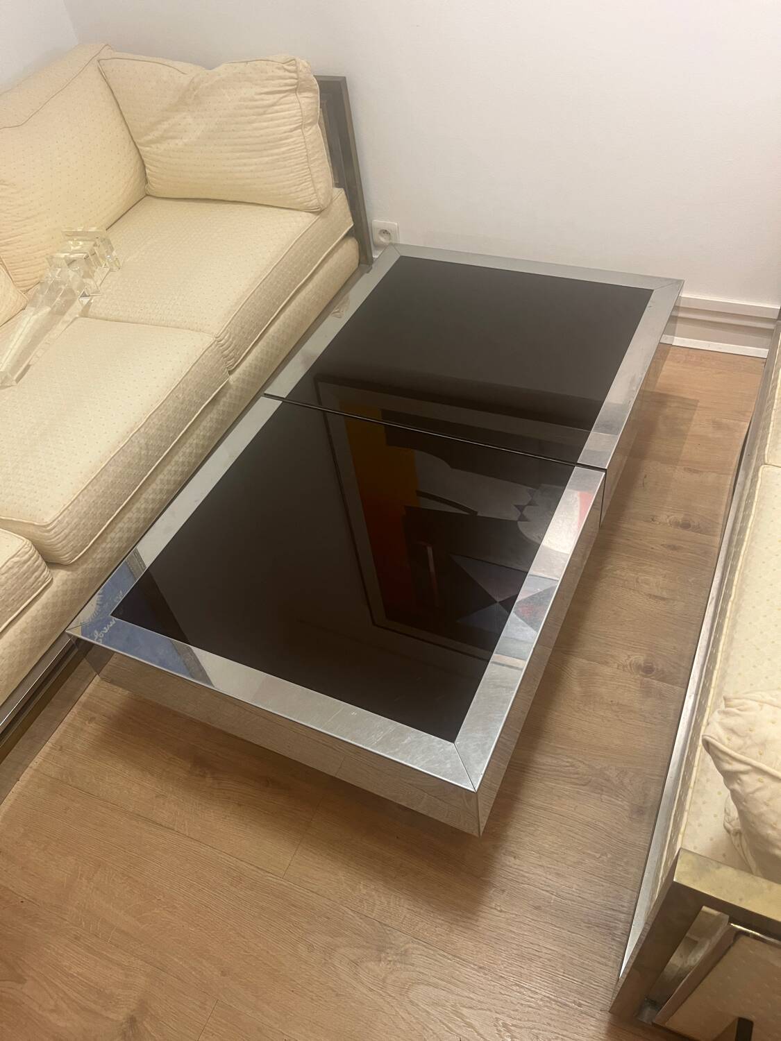 Willy Rizzo style coffee bar table