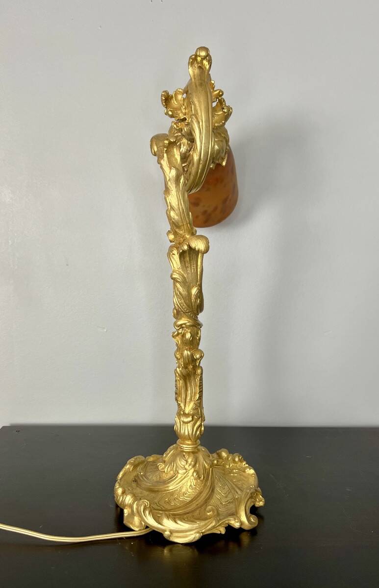 Daum Art Nouveau lamp