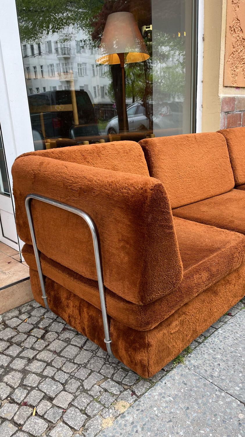 Vintage sofa from the 70s modular composed of 5 seats