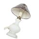 Classical bedside lamp from Holmegaard, Denmark, 1970s