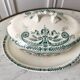 saucière Terre de Fer Longwy model Empire late nineteenth