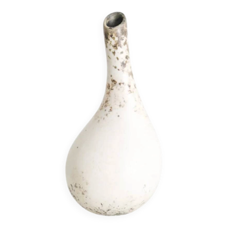 Swedish Mid Century White Vase by Hans Hedberg, 1950s