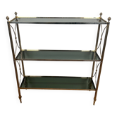 Neoclassical style silver-plated metal shelf attributed to the Jansen company