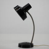 1950s black bakelite table lamp by Elektrosvit, Czechoslovakia