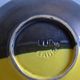Bicolour ceramic cup in black and yellow signed Luc Vallauris 1950