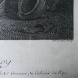 David Teniers II, La boudinait, engraving by Jacques Philippe Le Bas, eighteenth century