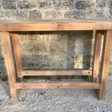 Solid wood carver's workbench