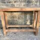 Solid wood carver's workbench