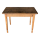 Oak farmhouse table Late nineteenth original patina