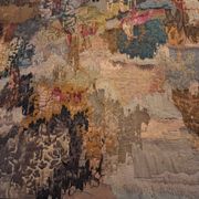 Tapisserie de laine "Verdure Flamande" de la manufacture Robert Four