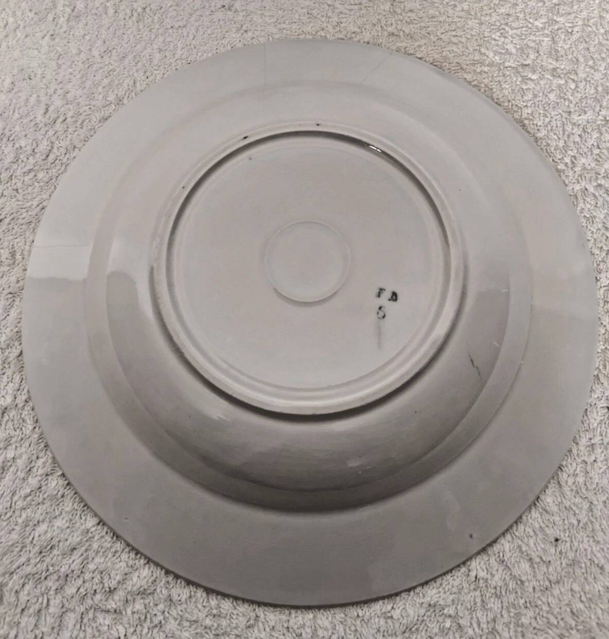 Vintage Badonviller Deep Plate