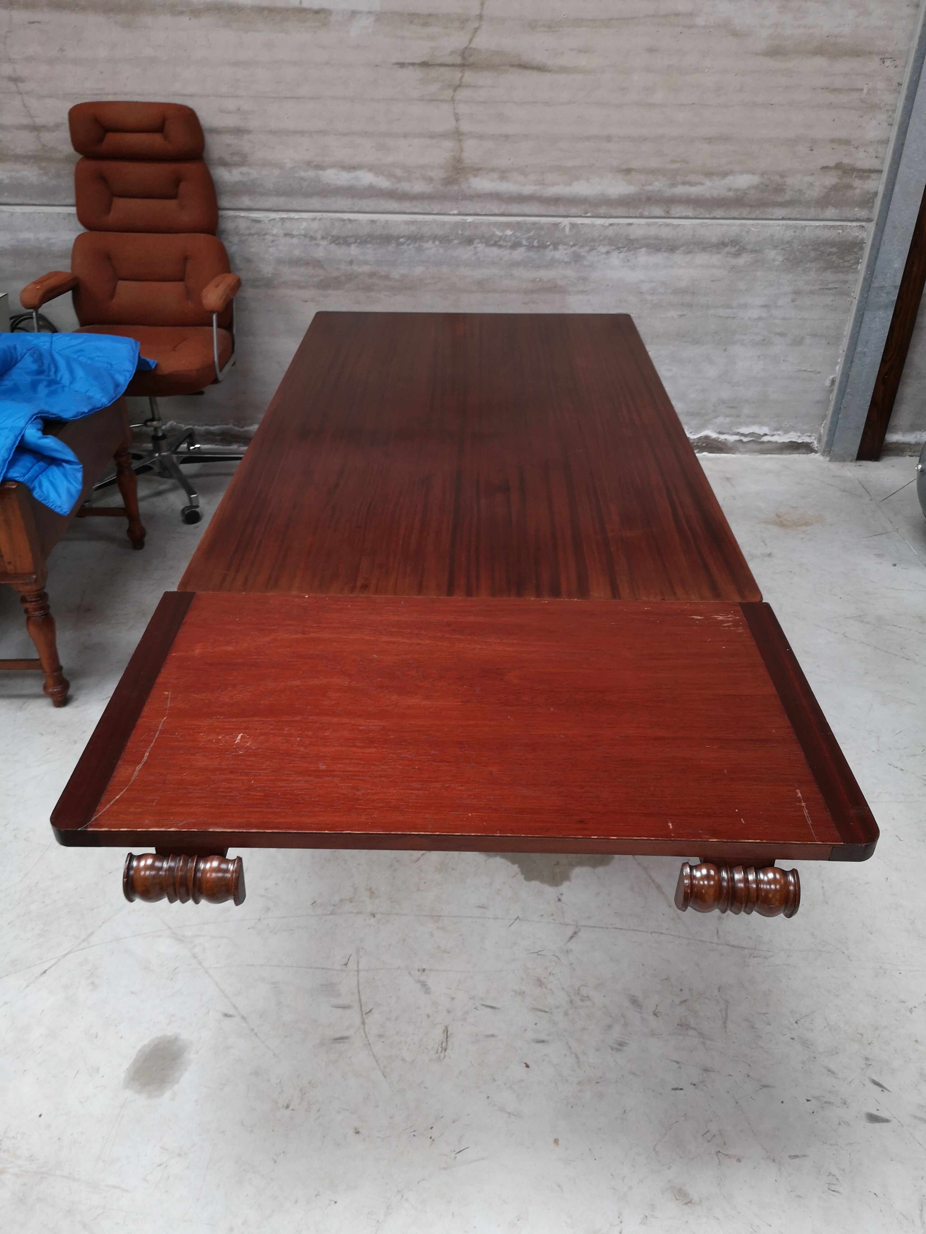 Mahogany desk by Gaston Poisson 1930 1940