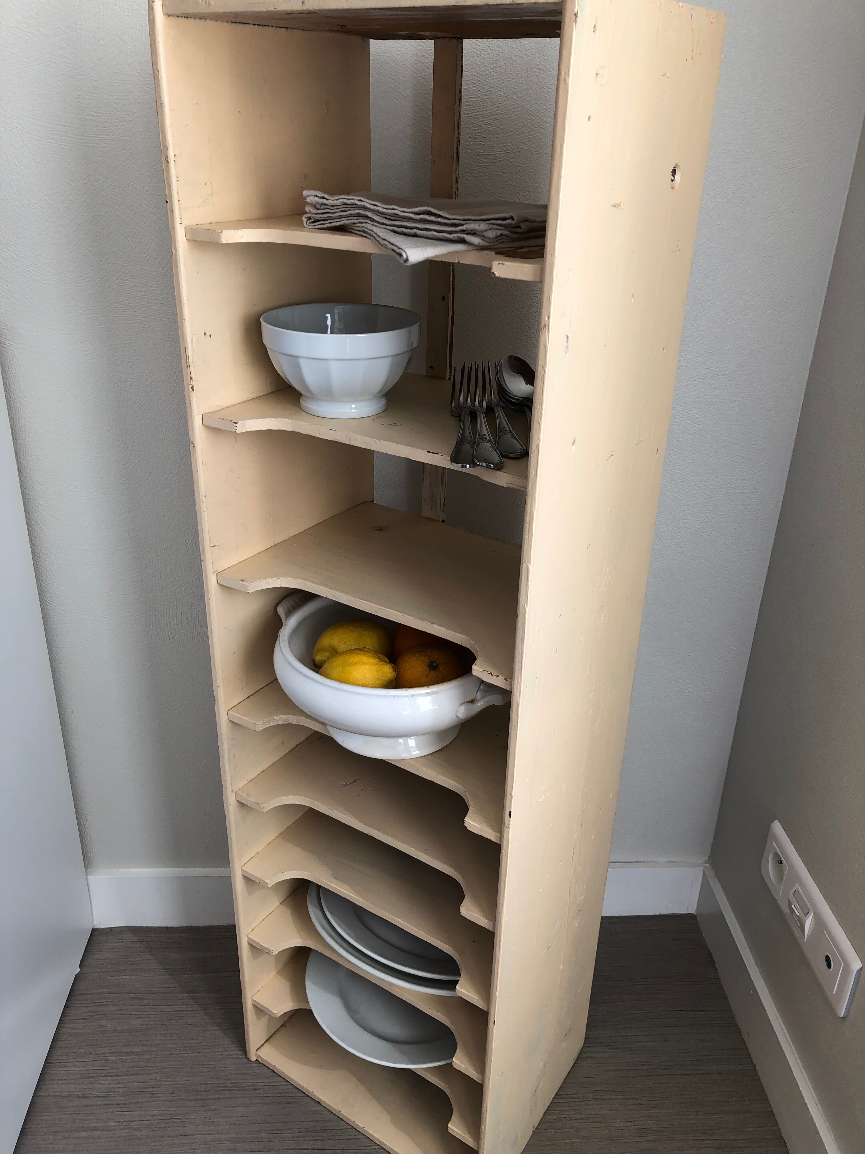 Patinated locker Cabinet