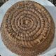 Baker's basket with braided wicker bread early twentieth century