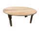Round farmhouse coffee table
