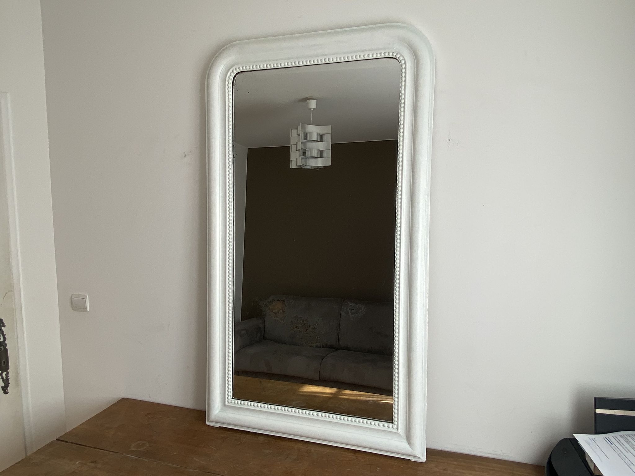 Miroir Louis Philippe fin 19ème 145x80 cm