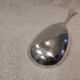 Silver-plated rice serving scoop by Christofle, "Pearls" pattern