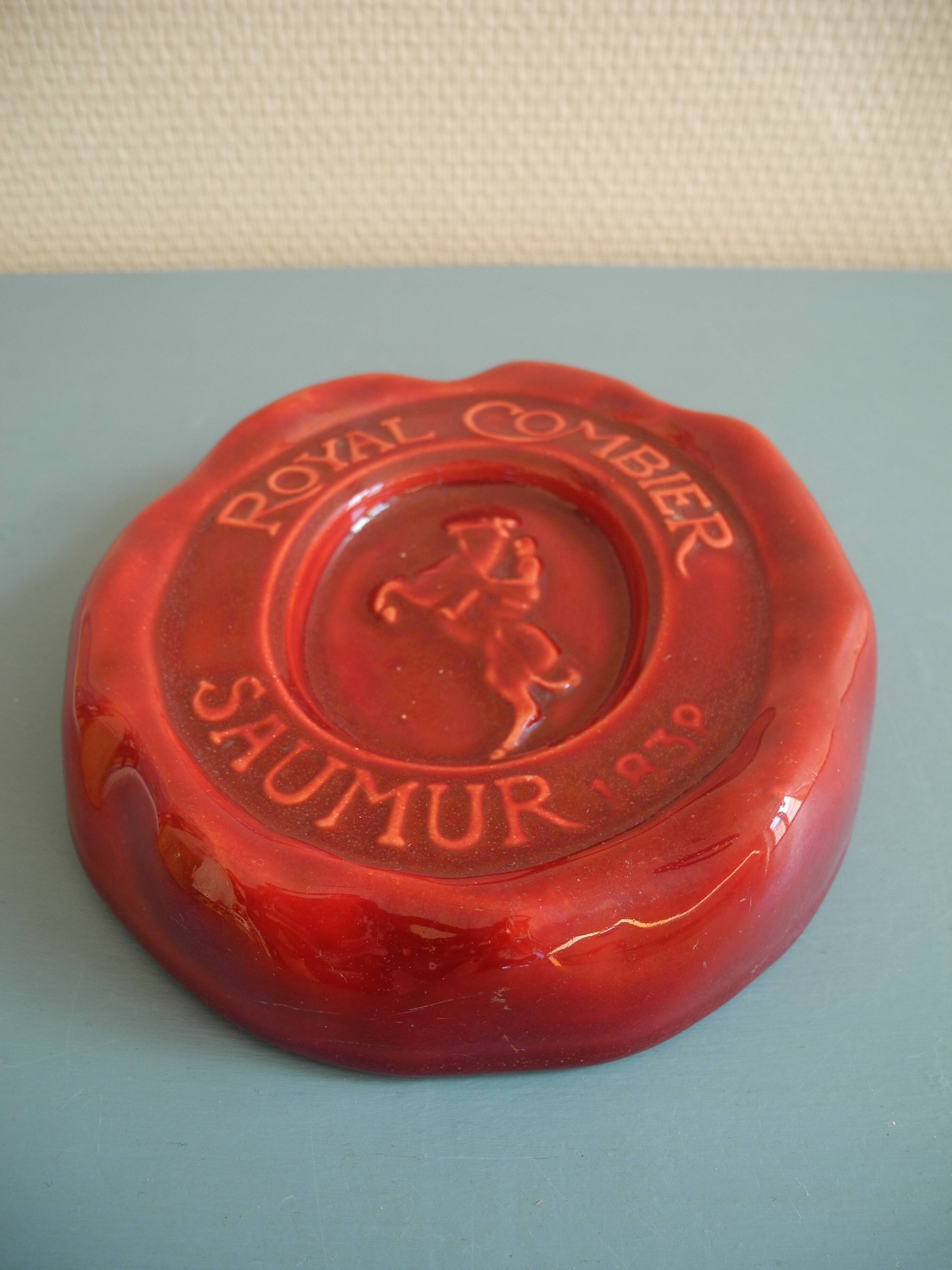 vintage ashtray Royal Combier Saumur 1832