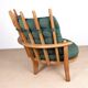 Grand French armchair in solid oak, Guillerme and Chambron Your House