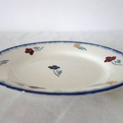 Set of 8 vintage dessert plates, Mary-Lou model, Digoin Sarreguemines