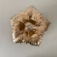 Vintage wall light in gold metal