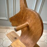 Old wooden rocking horse