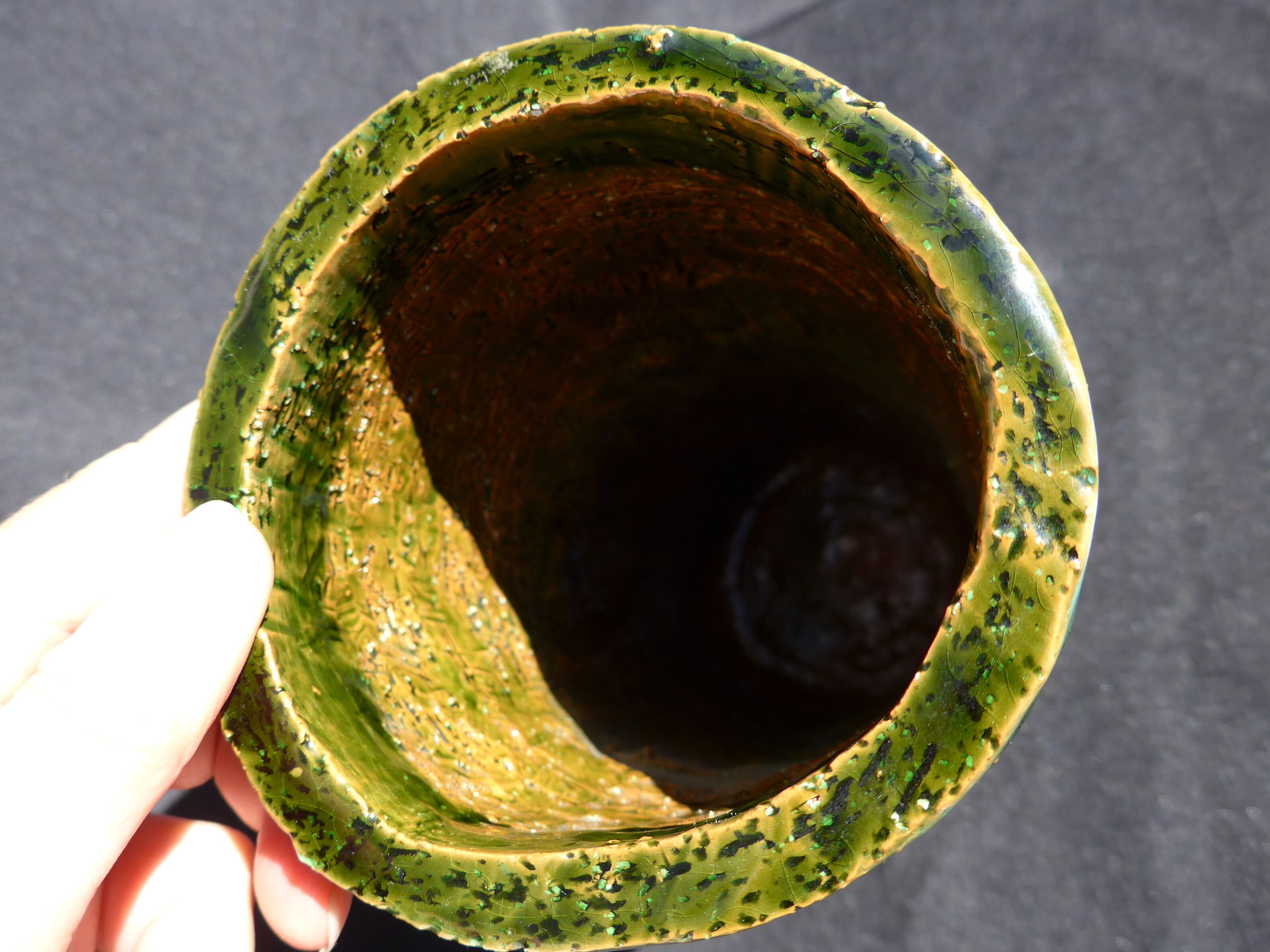 Vallauris vase signed