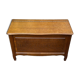 Vintage Louis XV style wooden toy storage chest bench 1980