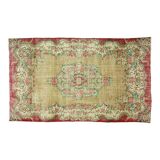Anatolian handmade vintage rug 274 cm x 163 cm