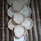 10 assiettes plates anciennes de Gien 