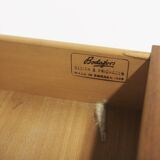 Scandinavian walnut bookcase by Bertil Fridhagen for Bodafors, Sweden, 1960