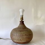 Pied de lampe grès , J.Pouchain Dieulefit