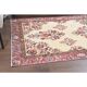 1970s Turkish Oushak Handmade Wool Cotton Beige Area Rug 103x206