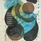 Original abstract painting by Bertrand Mugabure