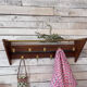Seventies wall coat rack